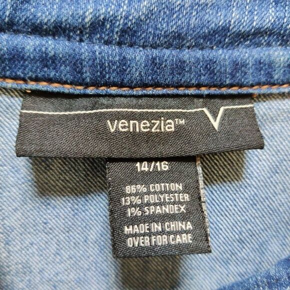 Venezia sequins embellished denim jacket sz 14/16 - Picture 8 of 8